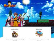 Tablet Screenshot of dragonball-online.fr